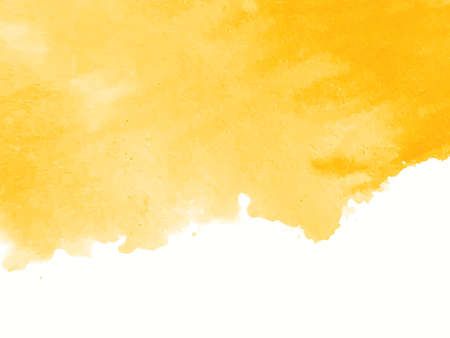 Bright yellow watercolor design background vectorのイラスト素材