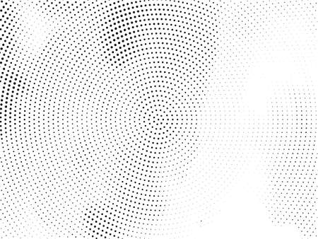 Abstract modern circular halftone design background vectorのイラスト素材