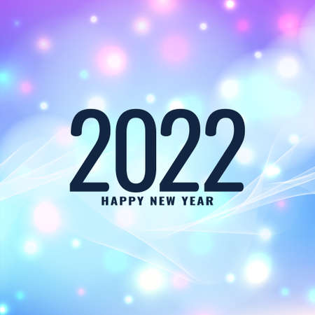 Abstract Happy new year 2022 modern background vectorのイラスト素材
