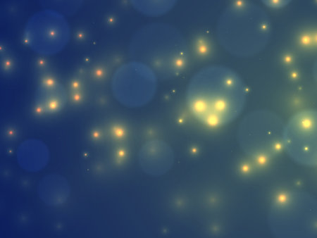Abstract glowing bokeh background design vectorのイラスト素材