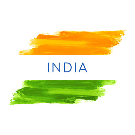 Elegant Indian flag theme modern design isolated background vectorのイラスト素材