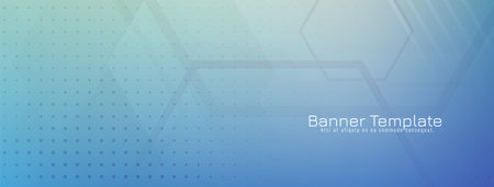 Modern soft colorful geometric design modern banner template vectorのイラスト素材