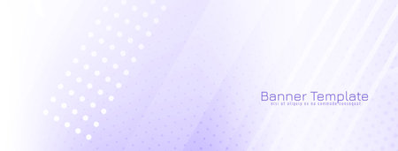 Soft violet color geometric design modern business banner vectorのイラスト素材