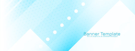 Abstract geometric design modern blue color banner vectorのイラスト素材
