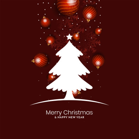 Merry Christmas cultural festival decorative greeting background vectorのイラスト素材