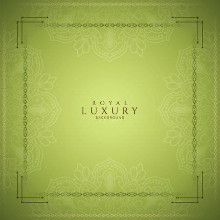 Elegant decorative floral frame classic background vectorのイラスト素材