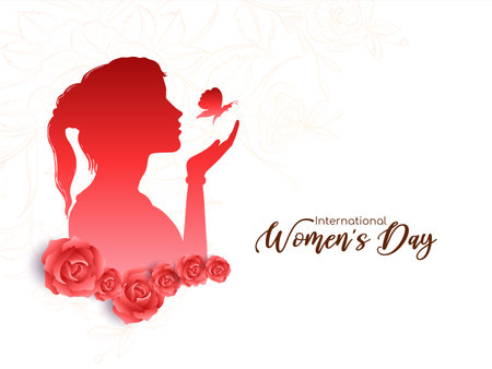 Happy Women's day 8 march celebration stylish decorative background vectorのイラスト素材