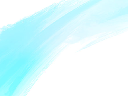Decorative soft blue watercolor brush stroke design background vectorのイラスト素材
