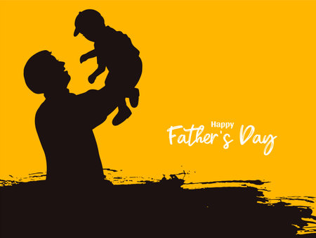 Happy Father's day celebration greeting background illustration vectorのイラスト素材