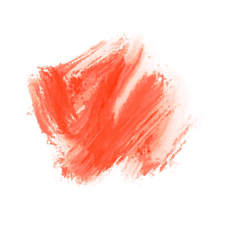 Abstract red watercolor brush stroke design background vectorのイラスト素材