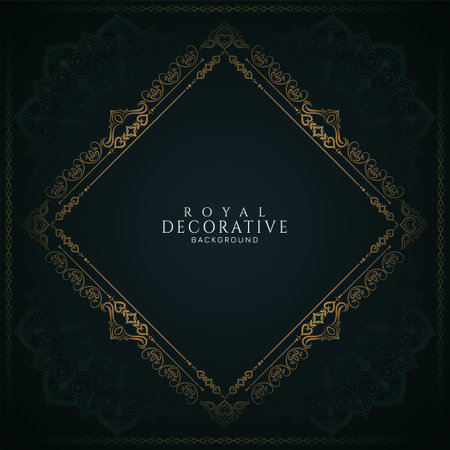 Abstract elegant decorative frame stylish background vectorのイラスト素材