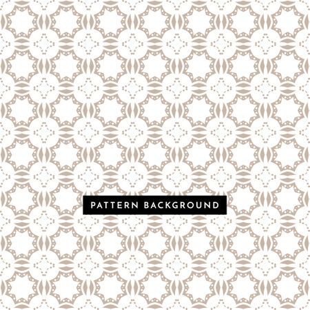 Luxurious vintage pattern design periodic background vectorのイラスト素材