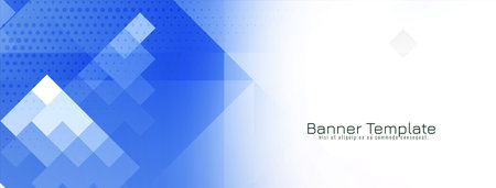 Mosaic pattern stylish modern banner design vectorのイラスト素材