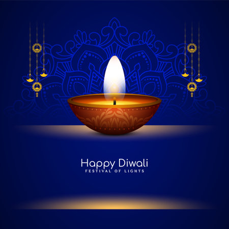 Happy Diwali Indian festival classic cultural background vectorのイラスト素材