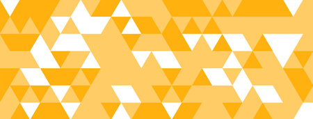 Yellow color geometric concept trendy business decorative banner vector