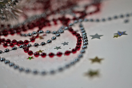 Christmas and New Year holidays background, winter season. Christmas greeting cardの写真素材