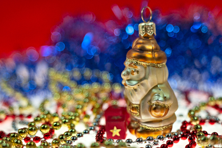 Christmas and New Year holidays background, winter season. Christmas greeting cardの写真素材