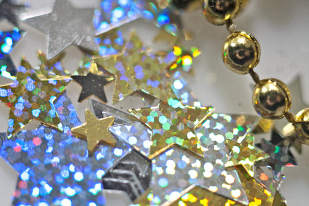 Christmas and New Year holidays background, winter season. Christmas greeting cardの写真素材