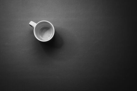 An empty ceramic mugの写真素材