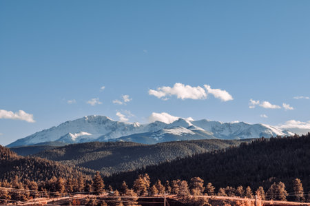 Gold Camp Belt Highway in Coloradoの写真素材