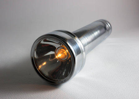 vintage flashlightの写真素材