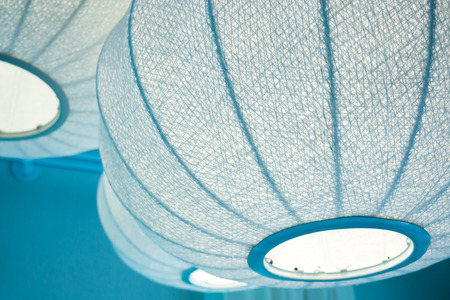 3 Lamps hang with cableの写真素材