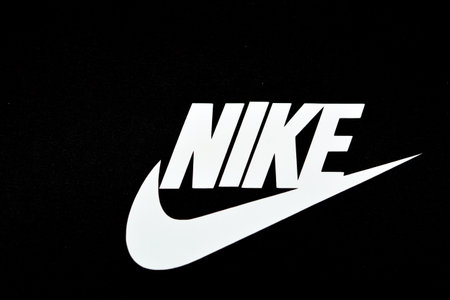 Cairo, Egypt, November 3 2022: Nike, Inc., an American multinational corporation engaged in design, development, manufacturing, and worldwide marketing and sales of footwear, apparel, sports clothingのeditorial素材