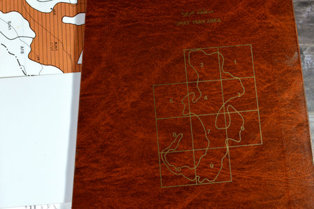 Cairo, Egypt, January 2 2024: Detailed soil survey of Hanidh and Urayirah areas in kingdom of Saudi Arabia, Maps, Topography and geographic locations of land potential of irrigated agricultureのeditorial素材