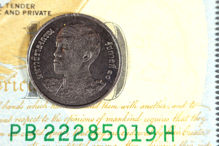 one Baht Thai coin features Bust facing left of Maha Vajiralongkorn Rama X, 1 Baht - Rama X 1st...