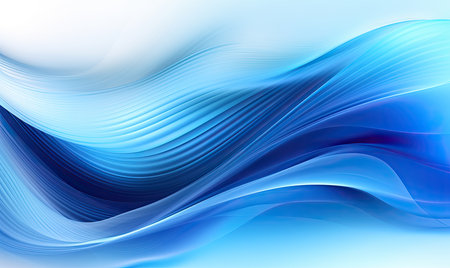 abstract blue background with some smooth lines in it (see more in my portfolio)の素材