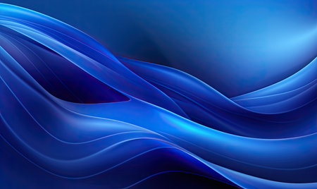 abstract blue background with some smooth lines in it (see more in my portfolio)の素材