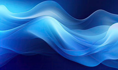 abstract blue background with some smooth lines in it (see more in my portfolio)の素材