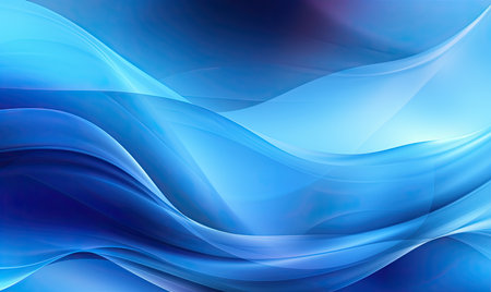 abstract blue background with some smooth lines in it (see more in my portfolio)の素材