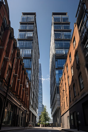 The modern architecture of Boston.の素材