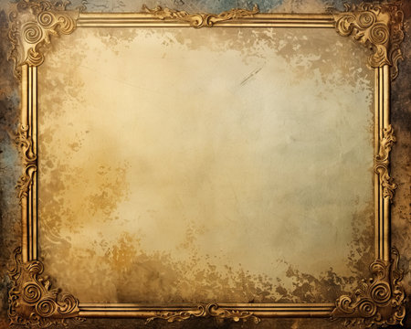 Grunge background with frame and copy space for text or imageの素材