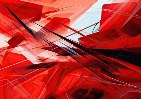 abstract red background with some smooth lines in it (see portfolio for more in this series)の素材