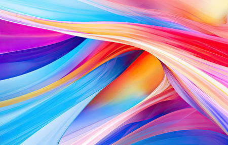 abstract coloring background of the gradient with visual wave and lighting effectsの素材