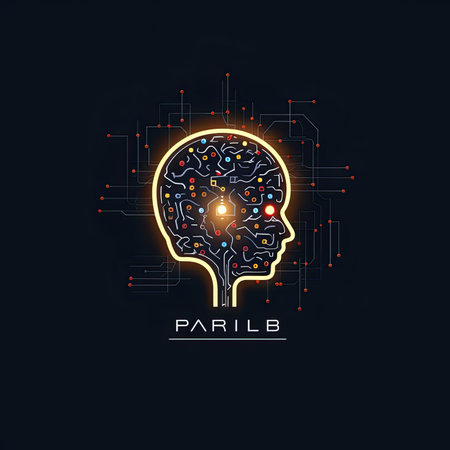 Artificial intelligence concept. Brain with circuit board. Vector illustration.の素材