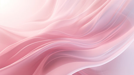abstract background with smooth lines in pink colors, 3d renderの素材