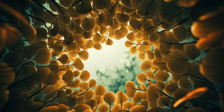 3d illustration of abstract geometric composition,digital art works. Beautiful landscape.の素材
