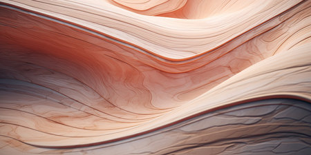 Abstract 3d rendering of wavy surface. Futuristic background.の素材