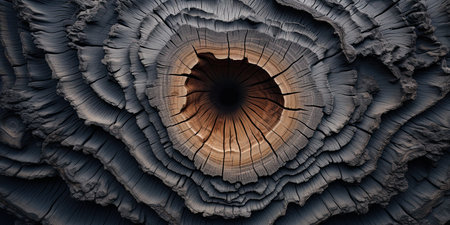 Wooden structure of a tree trunk. Abstract background for design.の素材