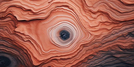 abstract background with red and orange layers of agate stone textureの素材