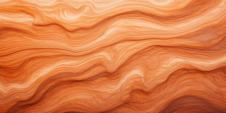 Abstract orange background with smooth lines. 3d rendering, 3d illustration.の素材