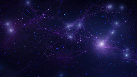 Abstract Plexus Background. Futuristic Technology Style. Vector Illustration.の素材