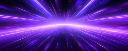 abstract purple background with rays of light and space for your textの素材
