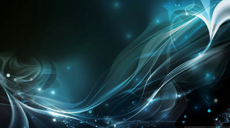 Abstract background, futuristic wavy illustration, vector eps10.の素材