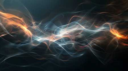 Abstract background for elegant design cover or fantasy composition. Digital fractal art. 3d rendering.の素材