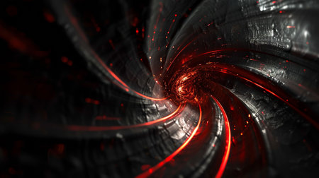 3D rendering of abstract fractal background for creative design, art and entertainmentの素材