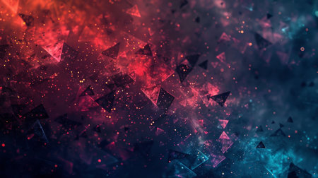 abstract colorful background with bokeh defocused lights and starsの素材